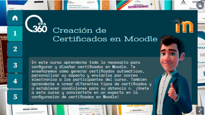 Configuración de Certificados en Moodle